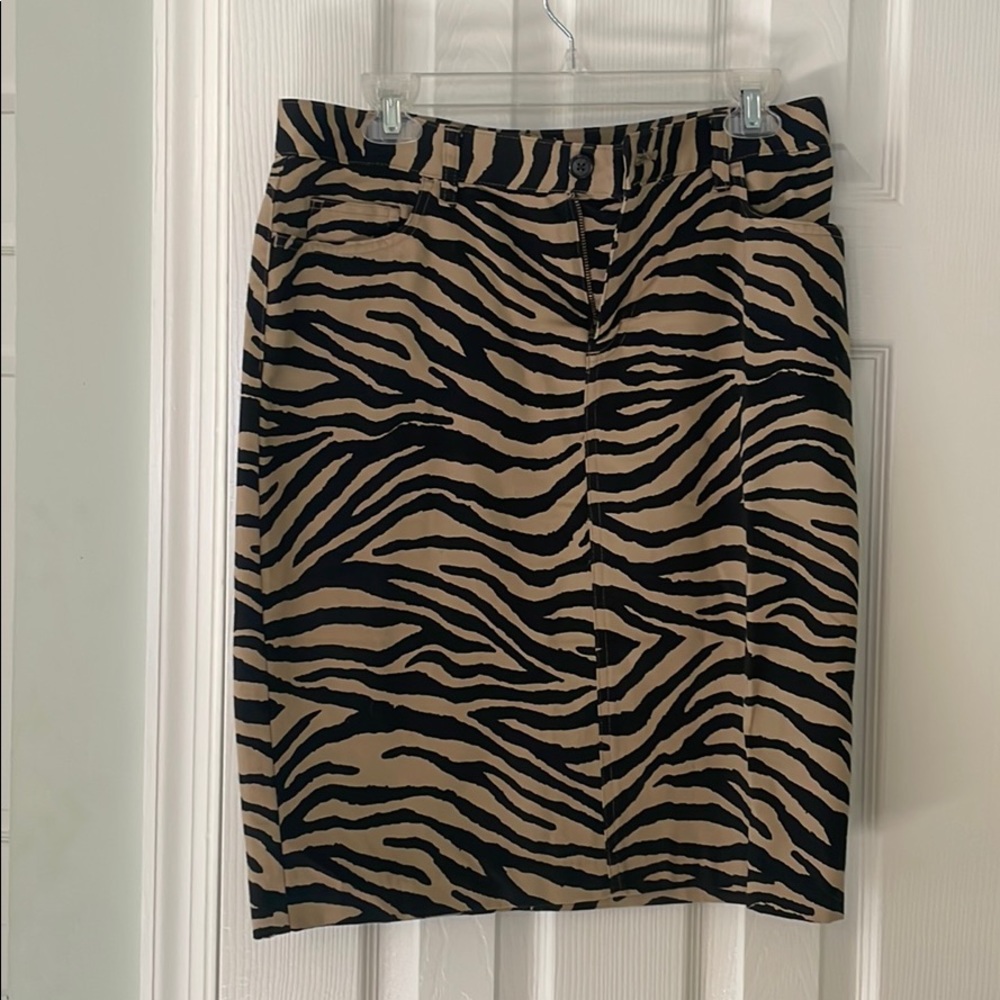 Ralph Lauren animal print skirt